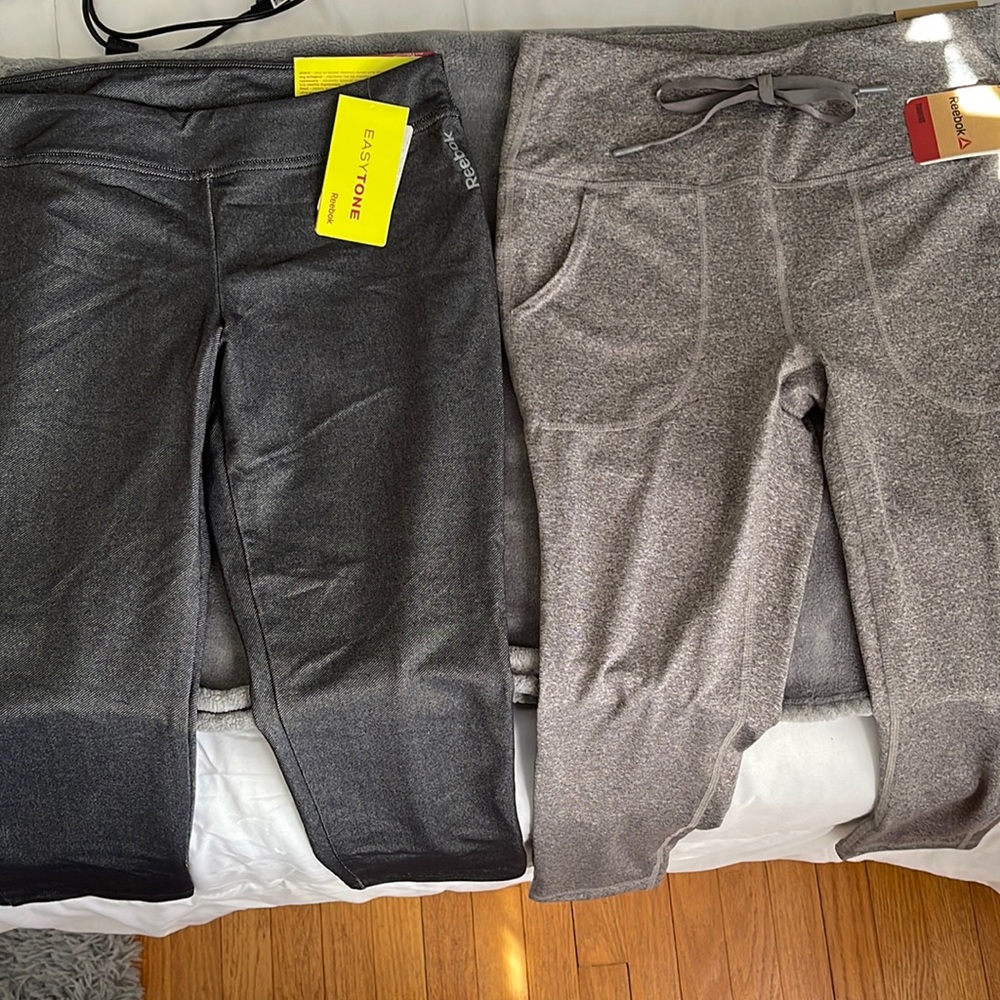 NWT Reebok Cropped pants—2 pair bundle—Small